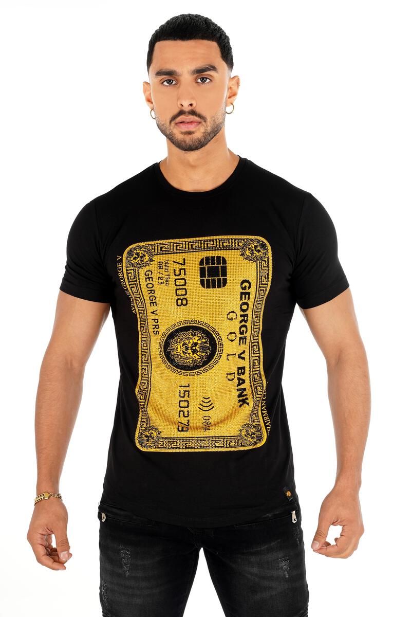 Casual Fashion - George V Black & Gold Tee