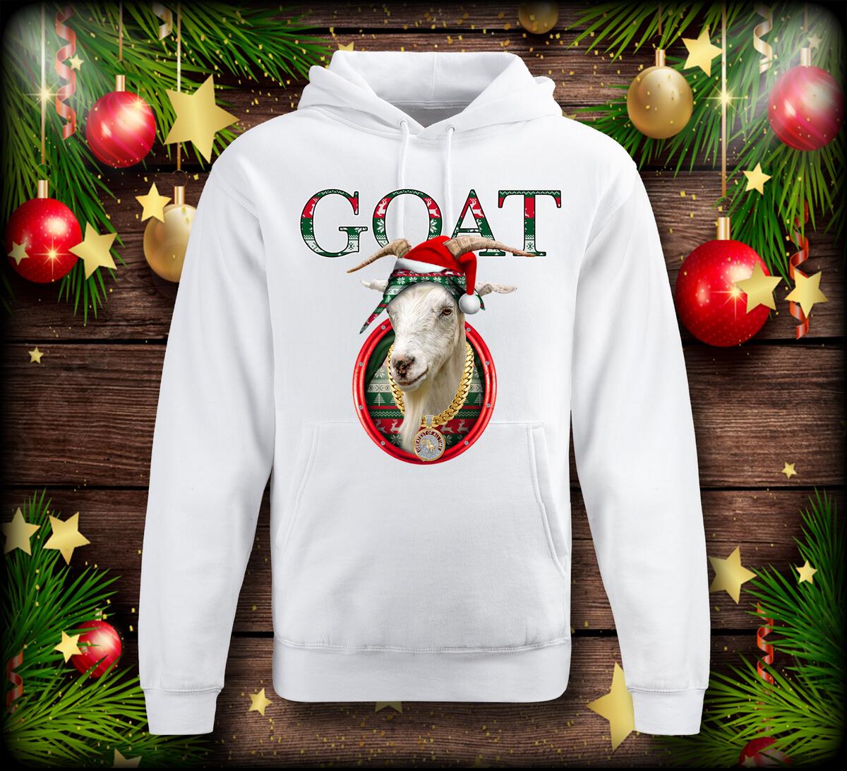 Goat hoodie white best sale