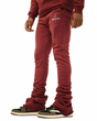 Doctrine - Stacked Sweat Pants - Burgundy