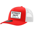 Street Department Trucker Hat RED