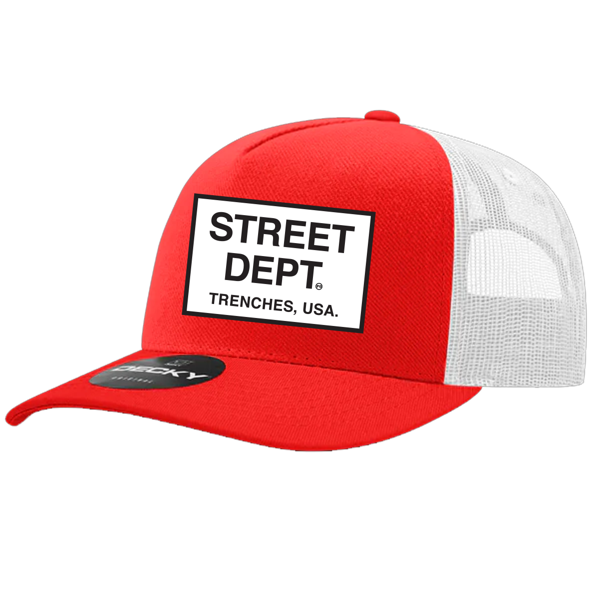 Street Department Trucker Hat RED