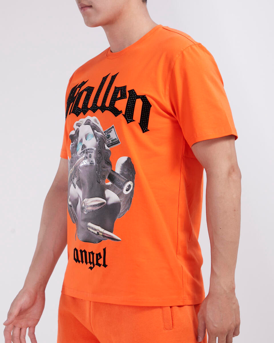 Stylish Men's Orange Tee