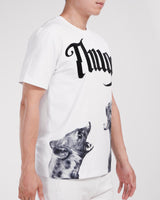 Men's White Hyena T-Shirt - Rebel Mind