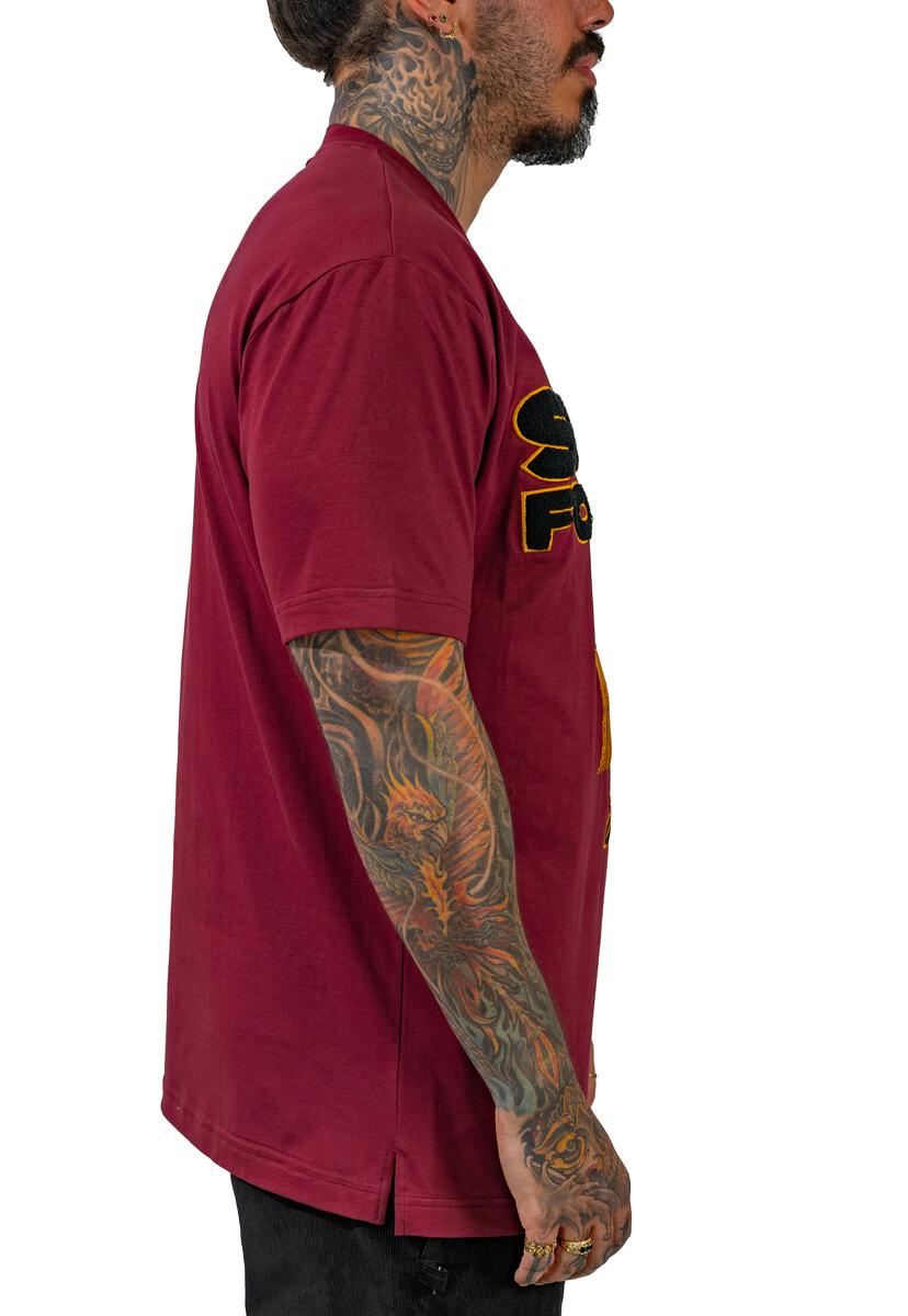 Burgundy Men's T-Shirt - Drip Nation Illinois