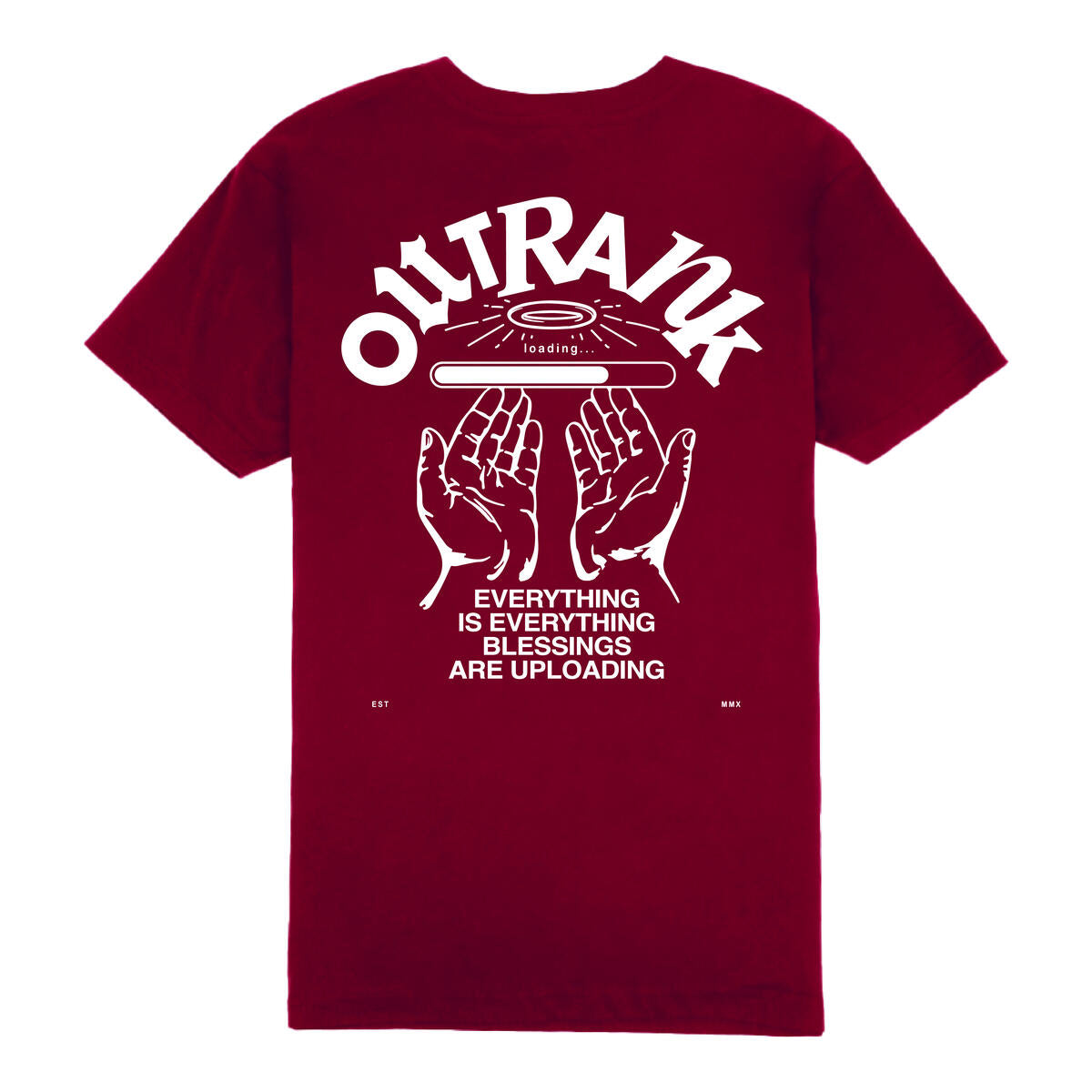 Outrank Maroon T-Shirt 