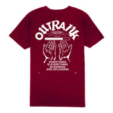 Outrank Maroon T-Shirt 