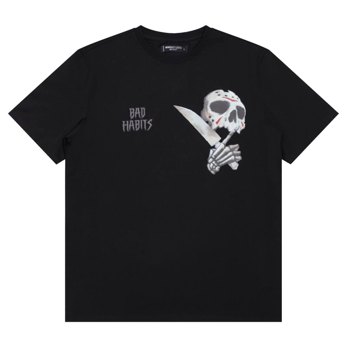 Bad Habbit After Dark T-shirt in black color