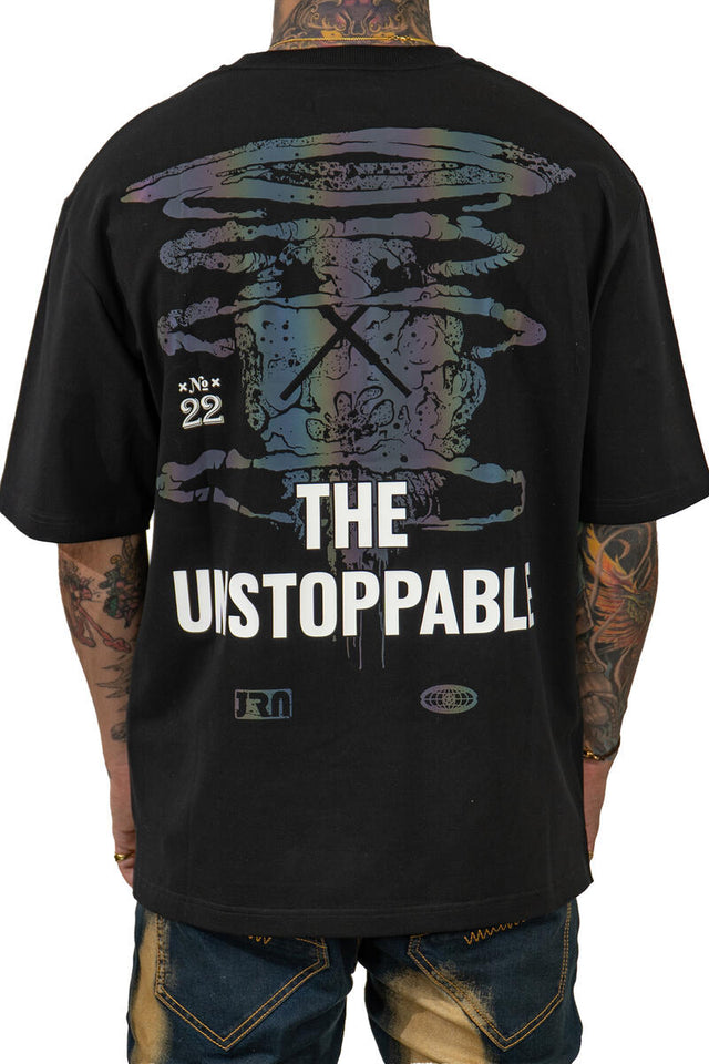 Juren Unstoppable Holographic T-Shirt Black