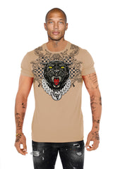 GEORGE V PARIS - GVS2719 T SHIRT CHAIN PANTHER MULTI COLORS