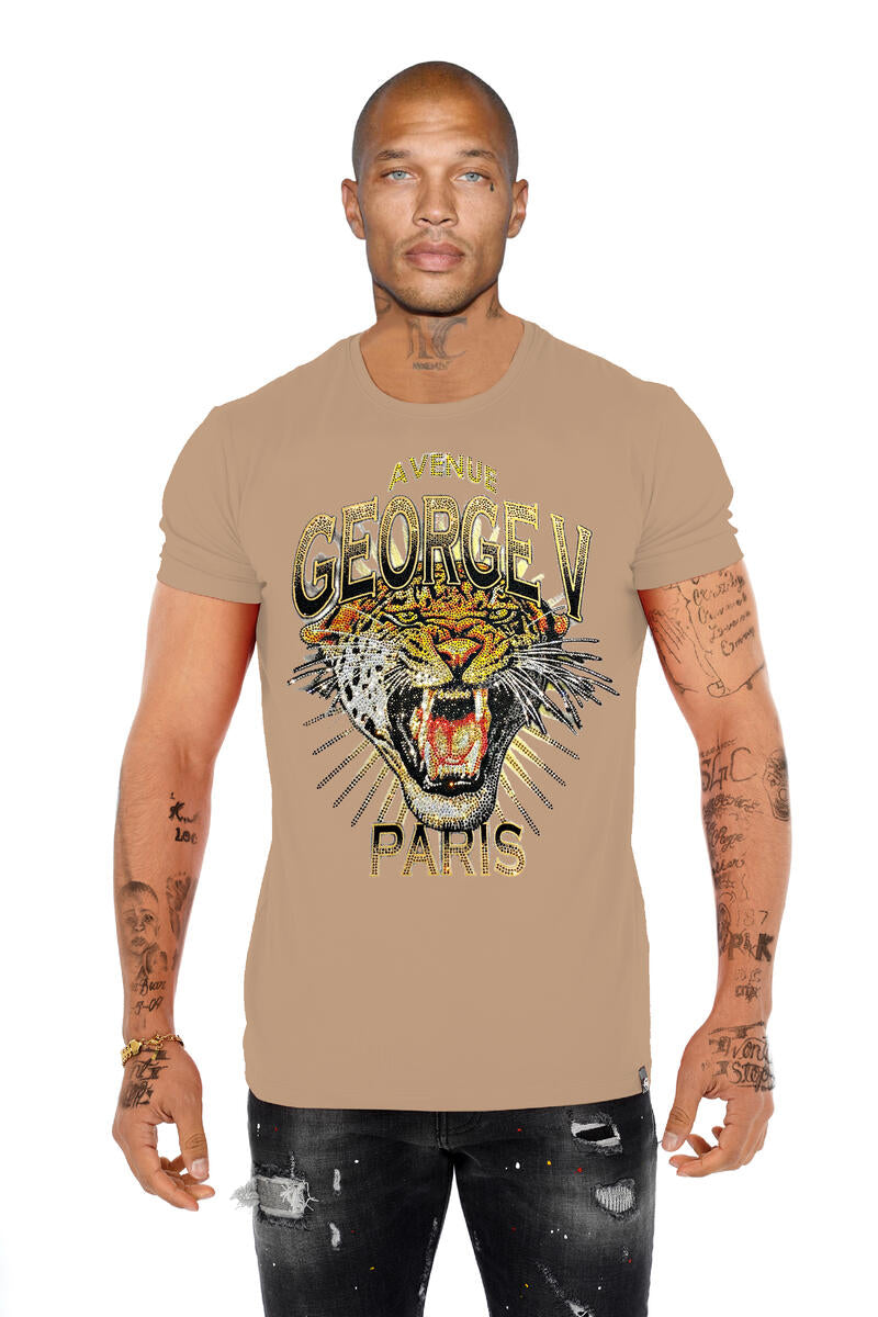 GEORGE V PARIS - GVS2748 T SHIRT TIGER MULTI COLORS