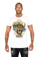 GEORGE V PARIS - GVS2748 T SHIRT TIGER MULTI COLORS