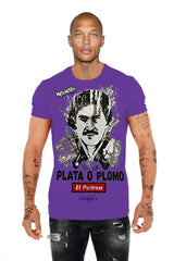 GEORGE V PARIS - GVS2750 T SHIRT PABLO ESCOBAR MULTI COLORS