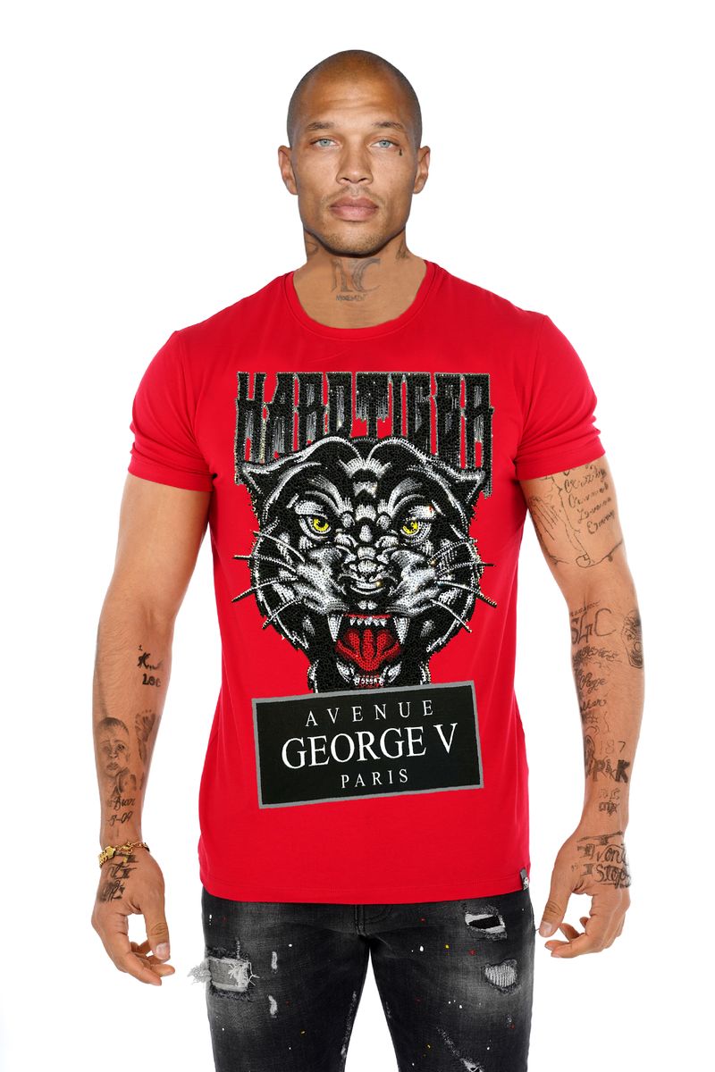 GEORGE V PARIS - GVS2743 T SHIRT HARD TIGER MULTI COLORS