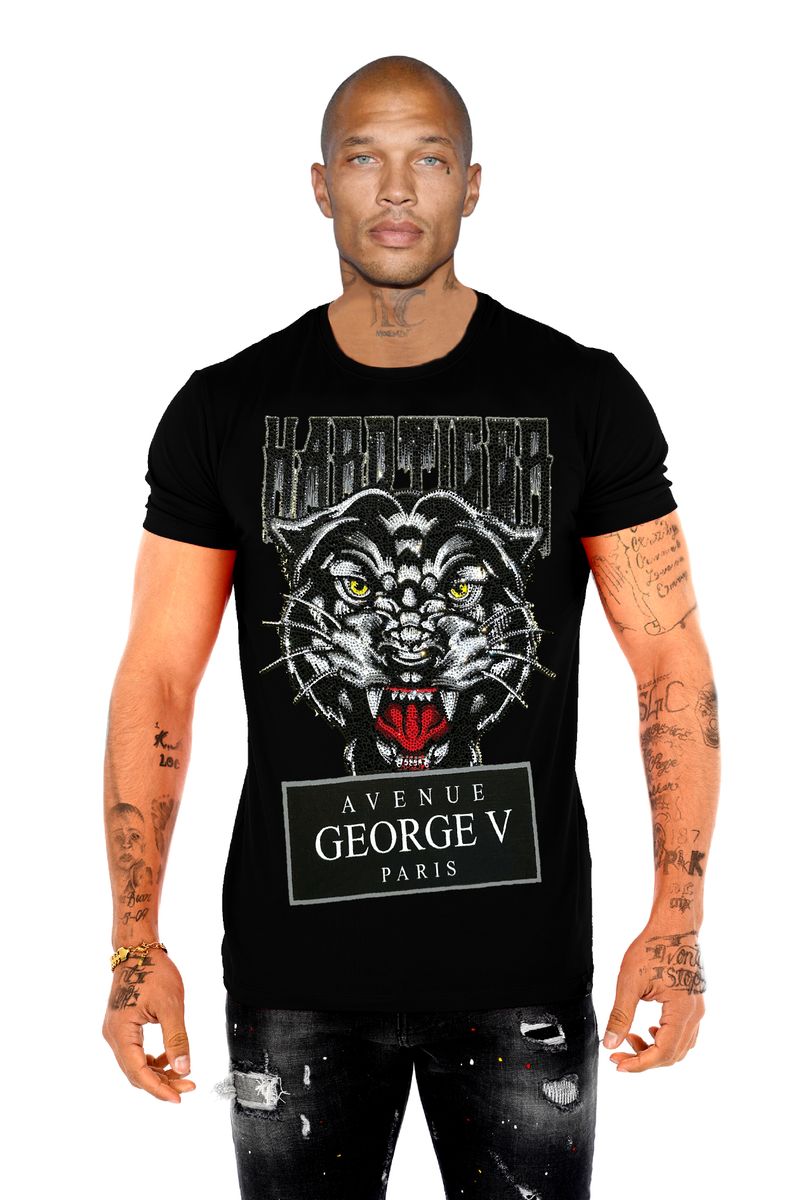 GEORGE V PARIS - GVS2743 T SHIRT HARD TIGER MULTI COLORS