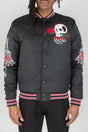 REBEL MINDS NYLON JACKET REBEL ROSES MULTI COLORS