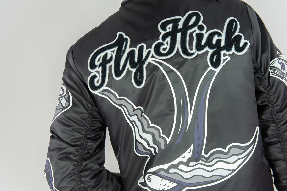 REBEL MINDS FLY HIGH NYLON JACKET