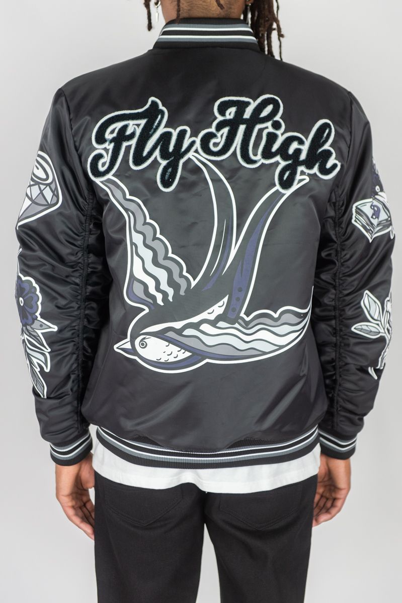 REBEL MINDS FLY HIGH NYLON JACKET