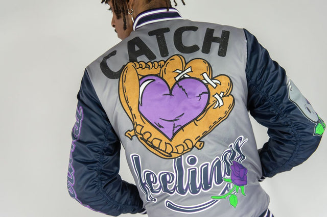 REBEL MINDS CATCH FEELINGS NYLON JACKET