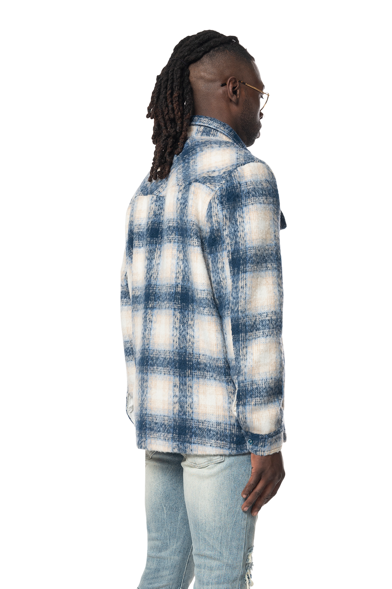 SMOKE RISE LINED FLANNEL OVERSHIRT