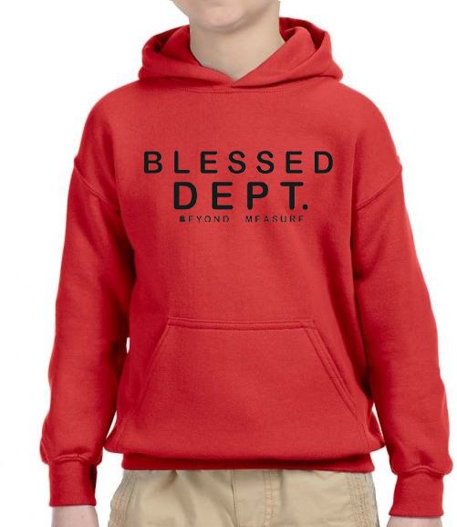 DISASTER KIDS BLESSED DEPARTMENT HOODIE MULTI COLORS