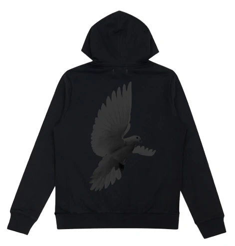 ROKU STUDIO HOODIE WHITE DOVE BLACK