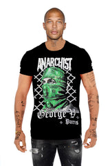 GEORGE V PARIS - GV02773 T SHIRT ANARCHIST MULTI COLORS