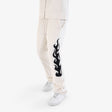 COPPER RIVET MOHAIR EMBROIDERY STACKED SWEATPANTS MULTI COLORS