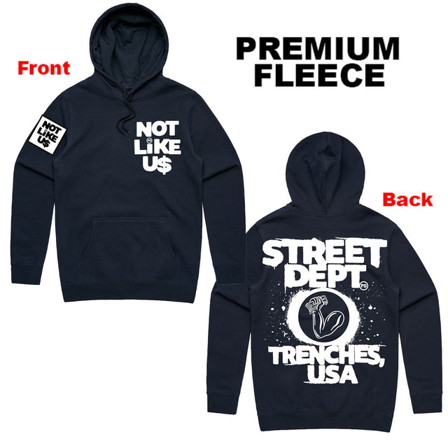 STREET DEPARTMENT NOT LIKE US HOODIE MULTI COLORS