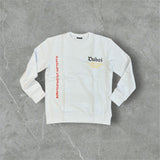 REELISTIK WHITE EAGLE CREW NECK SWEATSHIRT WHITE