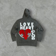 REELISTIK LOVE HEART CLUB HOODIE MULTI COLORS