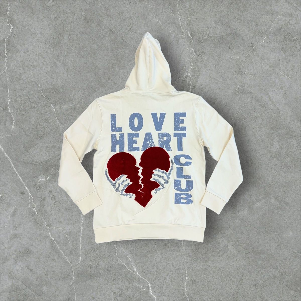 REELISTIK LOVE HEART CLUB HOODIE MULTI COLORS