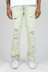 REBEL GRIMY JEANS STACKED LIGHT VINTAGE