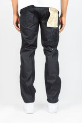 REBEL WEBSTAR JEANS STRAIGHT FIT WAX BLACK