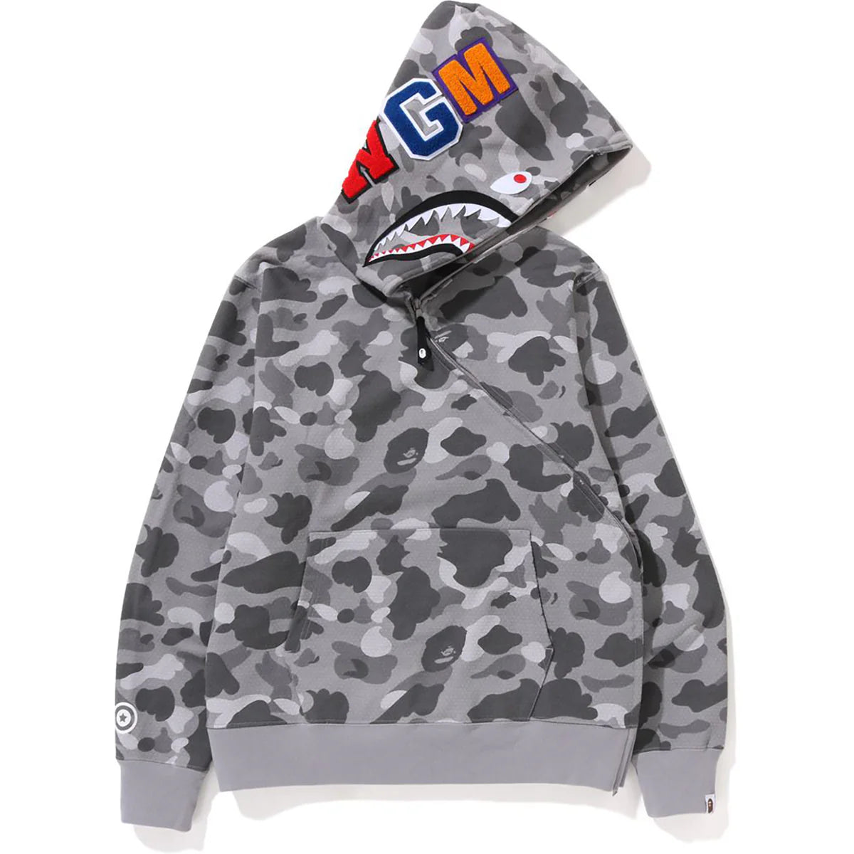 BAPE ABC SHARK FULL ZIP HOODIE MULTI COLORS