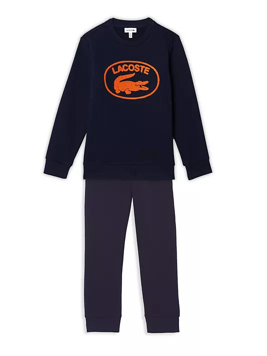 Lacoste - Kids Sweater- Navy / Orange