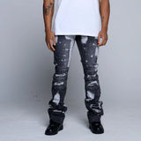 EV STACKED DENIM JEANS MULTI COLORS