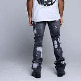 EV STACKED DENIM JEANS MULTI COLORS