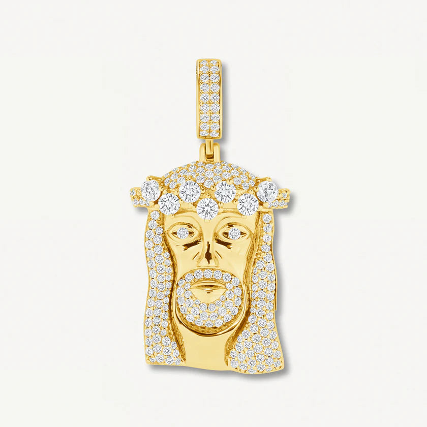 ICE KART CLASSIC JESUS PENDANT GOLD