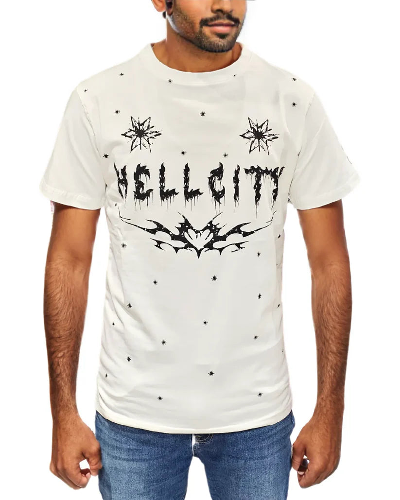 Focus T Shirt Hell City Multi Colors