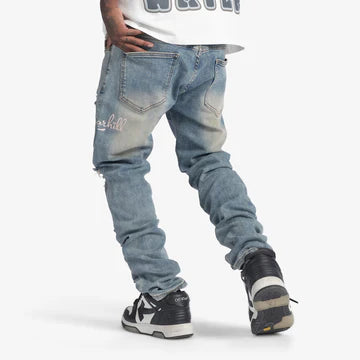 SUGARHILL "DANZIG" JEANS CEMENT STONE WASH