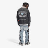 SUGARHILL "THE HEART" DENIM JACKET WASHED CHARCOAL