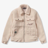 SUGARHILL "TOXINS" PLUSH JACKET IVORY