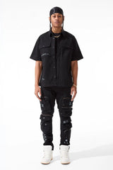 JORDAN CRAIG SEAN - DIVISON CARGO PANTS BLACK