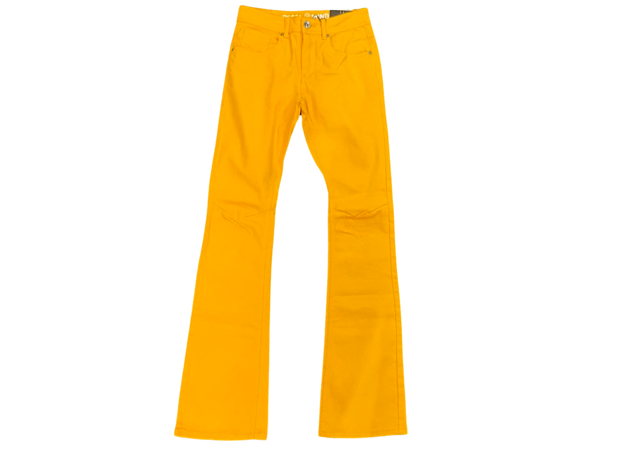 Rebel Mind - Stacked Jeans - Yellow