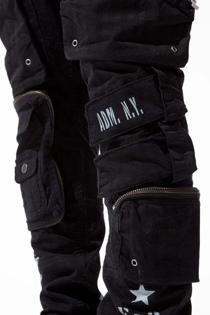 JORDAN CRAIG SEAN - DIVISON CARGO PANTS BLACK