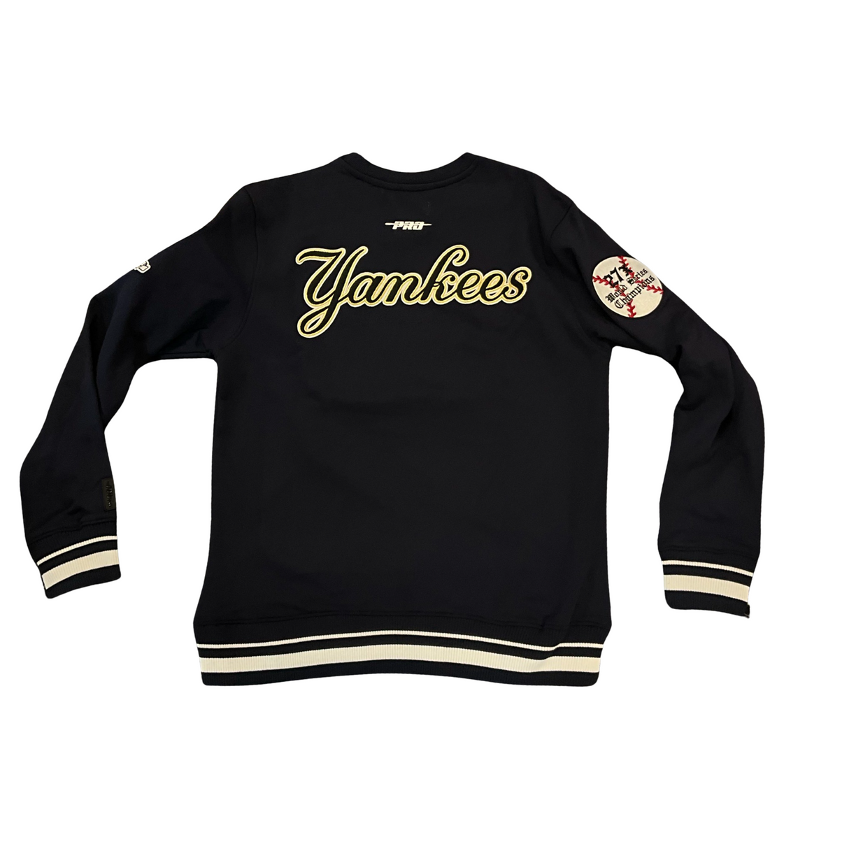 Pro Standard New York Yankees Pro Prep Rib Flc Crewneck Midnight Navy