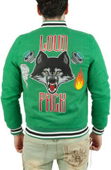 Rebel Minds - Varsity Jacket - Loud Pack- Green