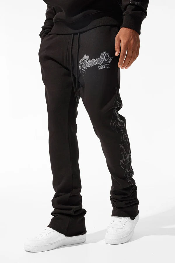 JORDAN CRAIG PARADISE TOUR STACKED SWEATPANTS MULTI COLORS