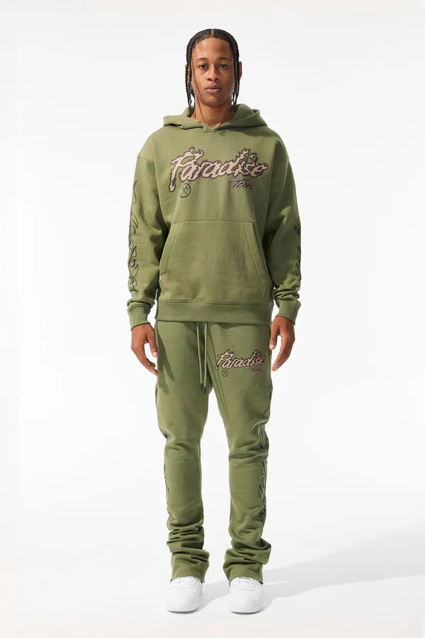 JORDAN CRAIG PARADISE TOUR STACKED SWEATPANTS MULTI COLORS