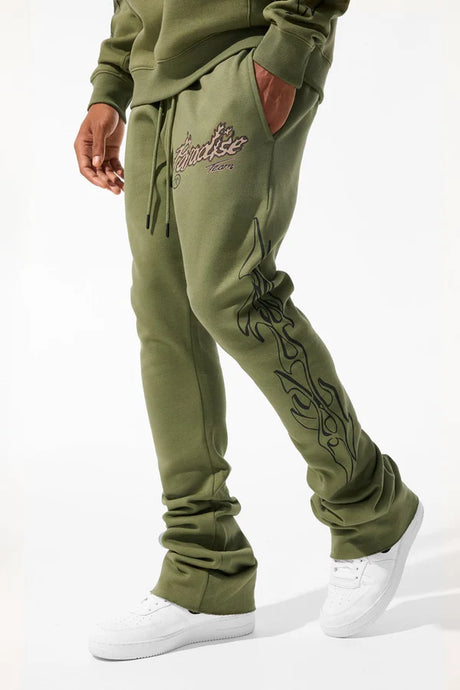 JORDAN CRAIG PARADISE TOUR STACKED SWEATPANTS MULTI COLORS